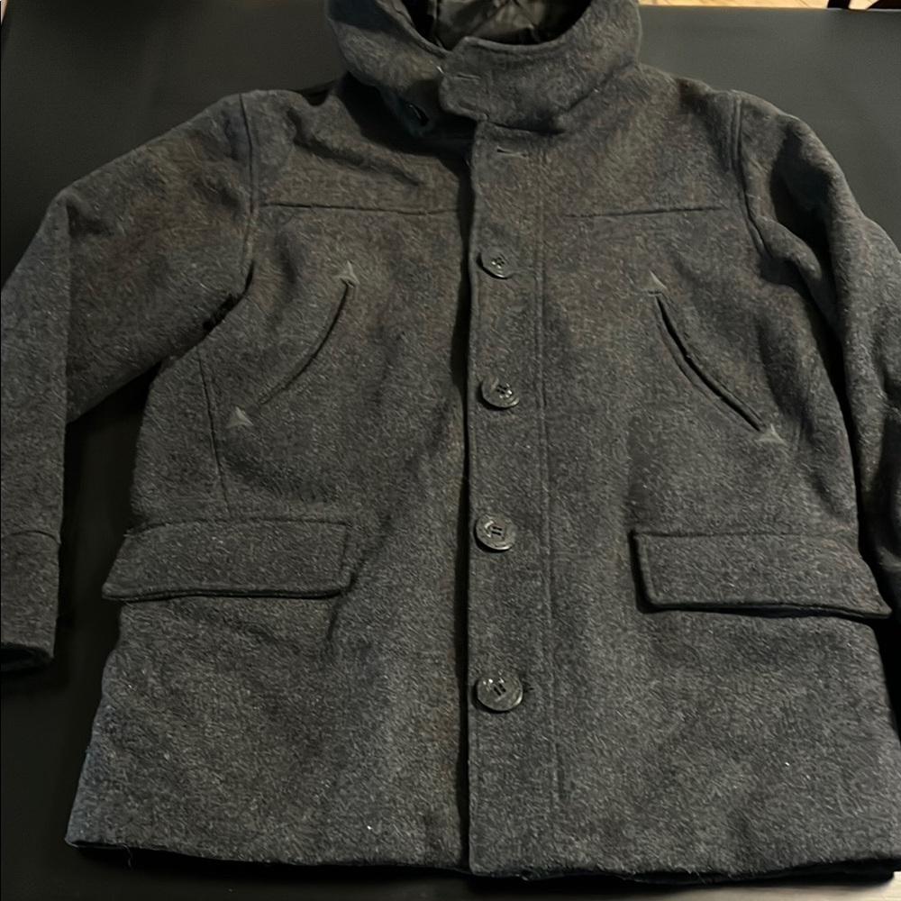 I. Spiewak &‎ Sons Charcoal Gray wool blend Coat